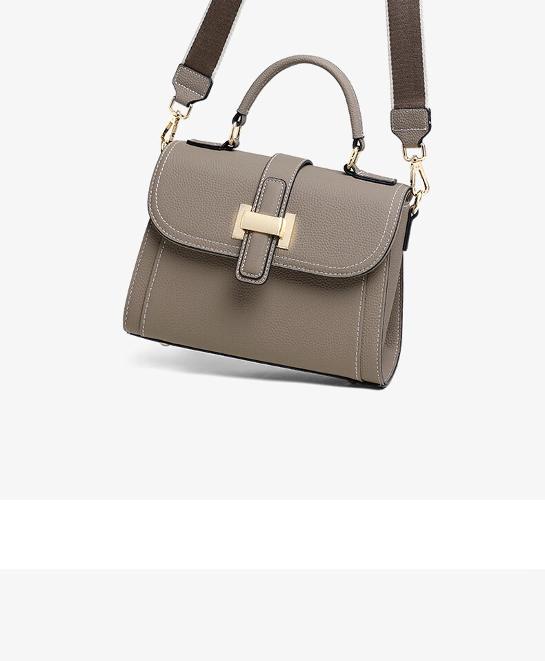 Aiqinghai Leather Handbag, Women's Crossbody Bag, Shoulder Bag, Large Capacity, Practical Birthday And Mother's Day Gift for Mom 10