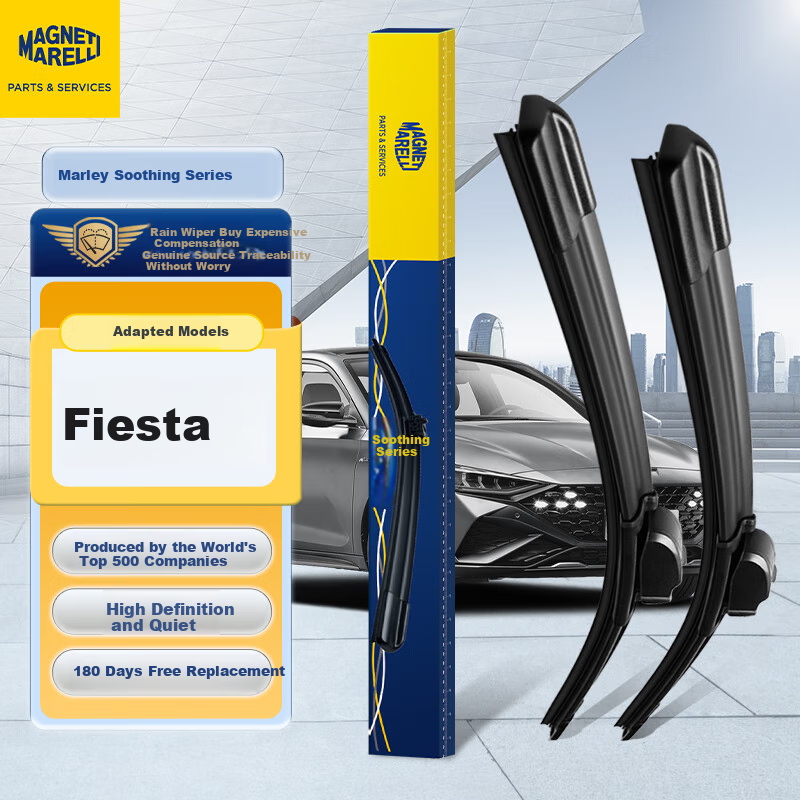 MAGNETI MARELLI Car Windshield Wipers, Quiet And Wear-Resistant Natural Rubber, Compatible with Hyundai Elantra / 2019-2025 Models, 1 Pair