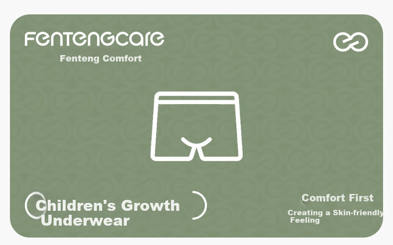 FENTENGCARE Children's Underwear, Class A Baby Cotton, 10A Antibacterial, 4 Pairs of Pure Cotton Crotch Cartoon Underwear, Girls' Underwear 1