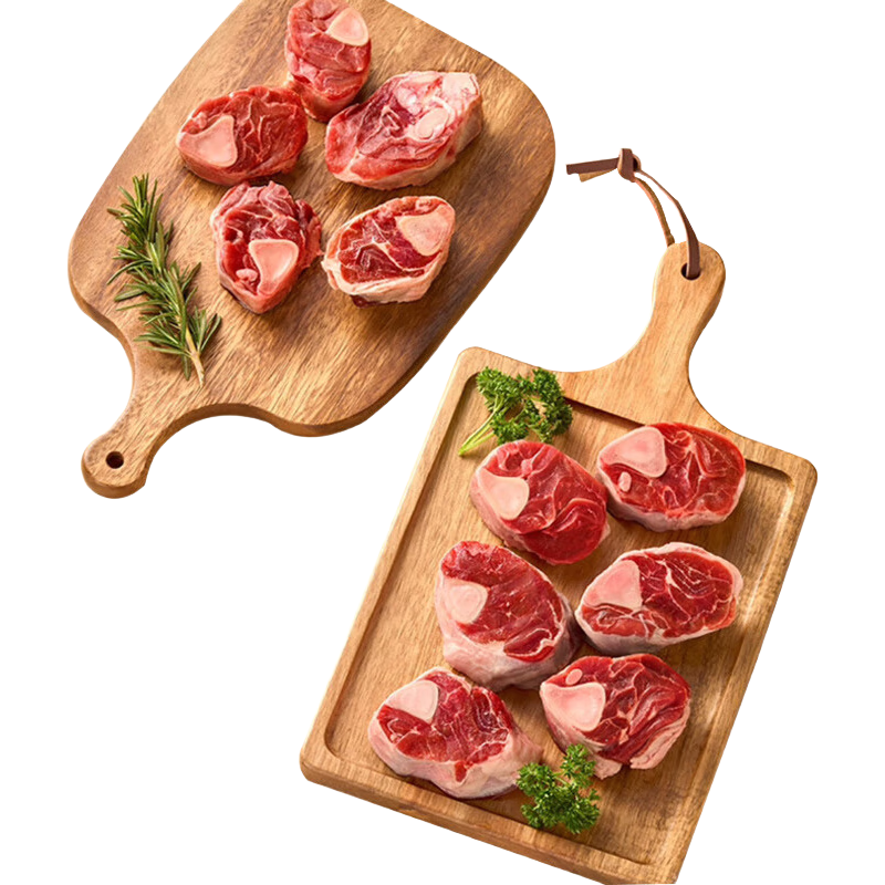 1号会员店（One's Member）宁夏盐池滩羊带骨羔羊腱子块 净重2斤 180天乳羔羊羊肉生鲜羊小腿