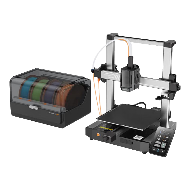 Zongweilifang 3D Printer, Fully Automatic Leveling, FDM Home-Use High-Speed Desktop Multi-Color Printing, Multiple Color Cartridges (Compatible with K3/K3V2)