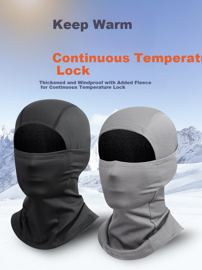 BWNK Autumn And Winter Warm Headgear for Men And Women, Bicycle Electric Bike Motorcycle Riding Face Mask Full-Face Skiing Cold-Proof Hat 1