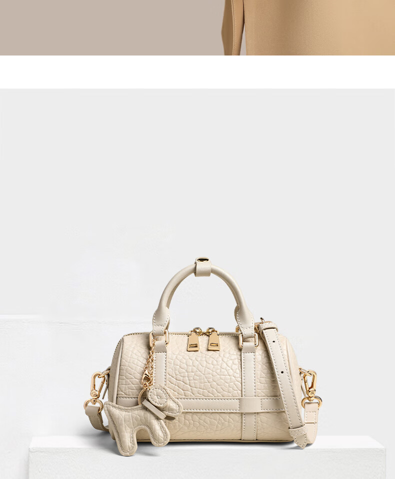 Aiqinghai Leather Handbag, Women's Bag, Tote Bag, Shoulder Crossbody Bag, Light Luxury Birthday Mother's Day Gift, Practical Present for Mom 4