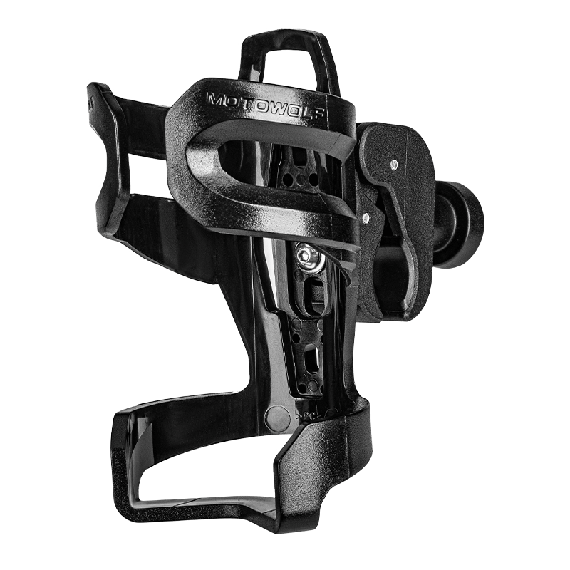 MOTOWOLF Motorcycle Water Bottle Holder Aluminum Alloy Riding Bumper Mount Electric Bike Bicycle Bottle Cage