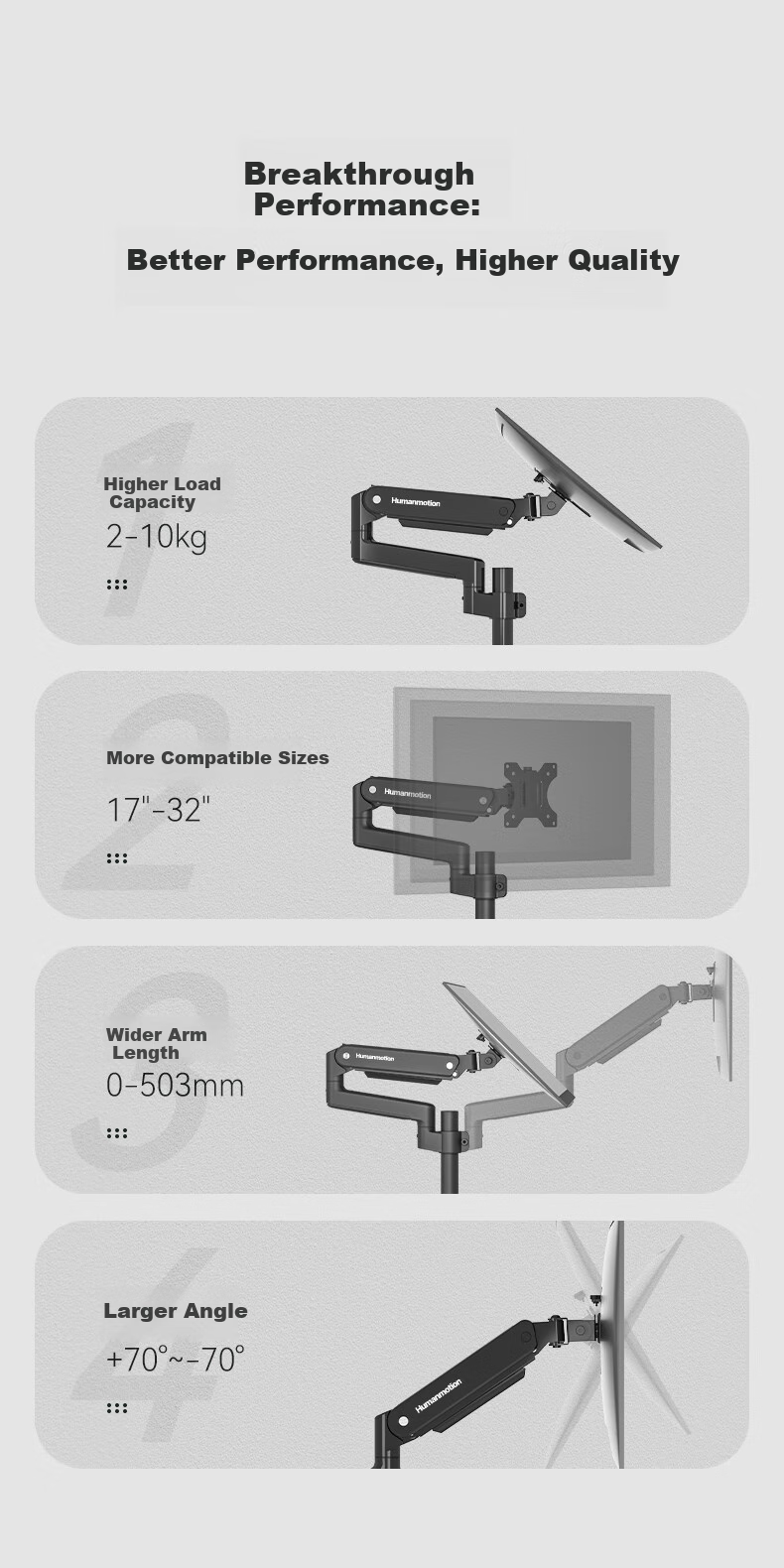 Songneng Monitor Stand, Monitor Stand Accessory, T860N-1B 5