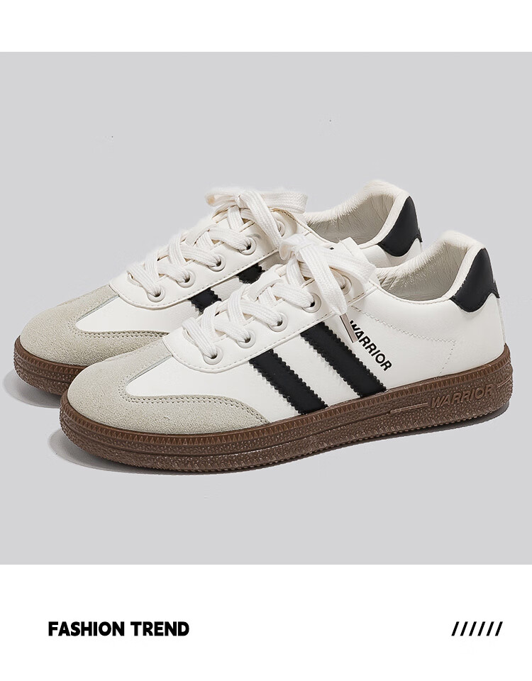 Warrior Official Women's Shoes 2026 New Summer Casual Sneakers for Women Simple Leisure Shoes White Gray Black Size 35 13