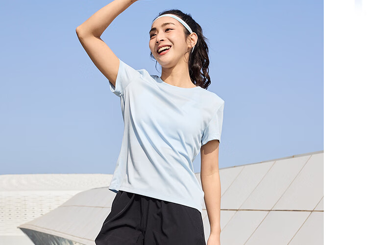 PEAK Quick-Dry Sports Set for Men, Summer Running Casual Badminton Outfit, Breathable Two-Piece Short-Sleeve Shorts for Men DF152001 48