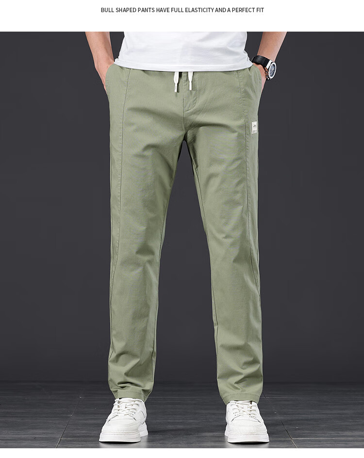 JEEP Comfortable And Simple Casual Pants for Men, 2026 Summer Fashion Versatile Straight-Leg Trousers, Commuter Long Pants for Me 11