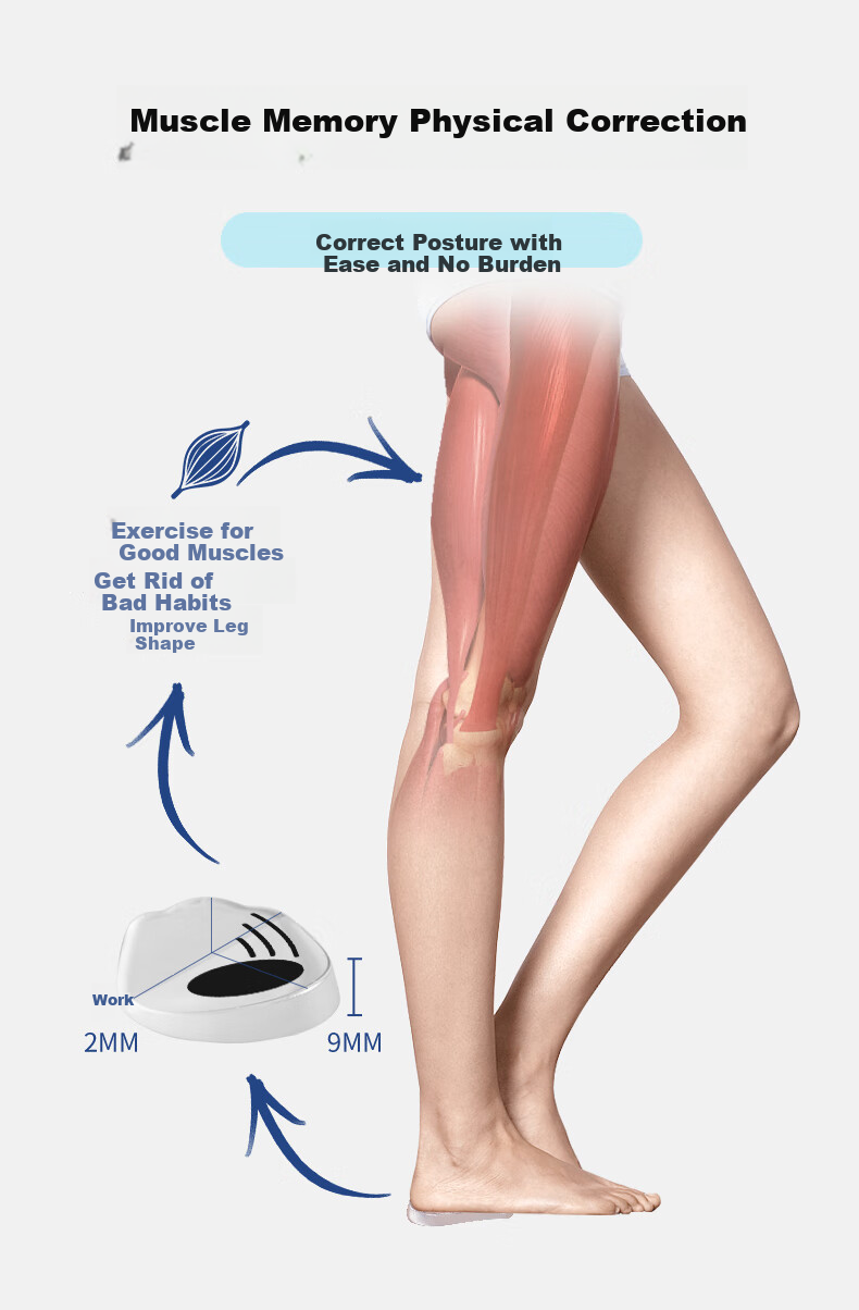 FOOTOPPO Magnetic X-Shaped Leg Insoles for Overlapping Legs, O-Shaped Legs, And X-Shaped Legs for Adults 5