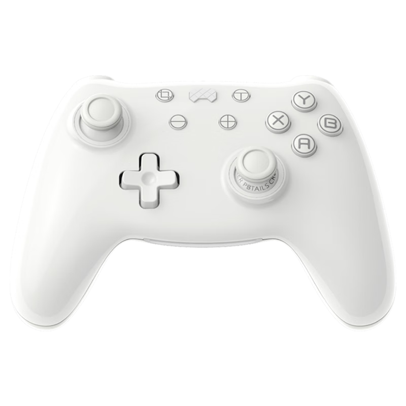 PB TAILS Crush Ceramic White Wireless Game Controller, Compatible with Switch 2/Steam/Android/iOS/PC/TV/iPad/PC, Bluetooth Hall Effect Trigger
