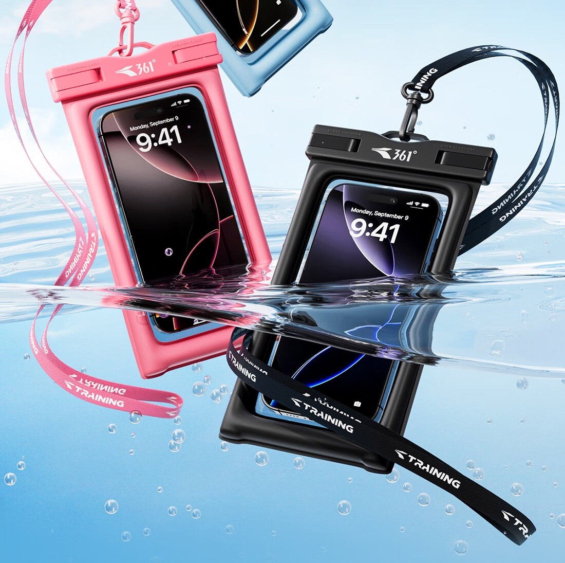 361° Waterproof Phone Case, Deep Water Protection, Touchscreen Compatible, Water Park, Diving Grade, Essential for Rafting, Sealed Waterproof Bag 1