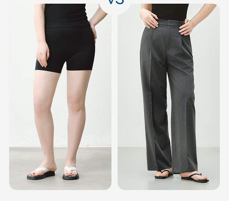 JD Original Women's Suit Pants, Autumn New Style, Slimming Casual Trousers, Wide-Leg Dress Pants with Stretch in All Directions, Gray, XL 11