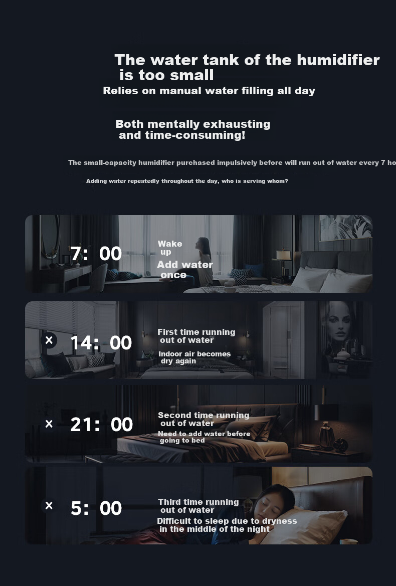 Midea [UV Sterilization] AI Smart Humidifier Air Purifier for Bedroom Desktop Home Floor Office Large Capacity Mist Sprayer Pregnancy Baby Birthday Gift L160 1