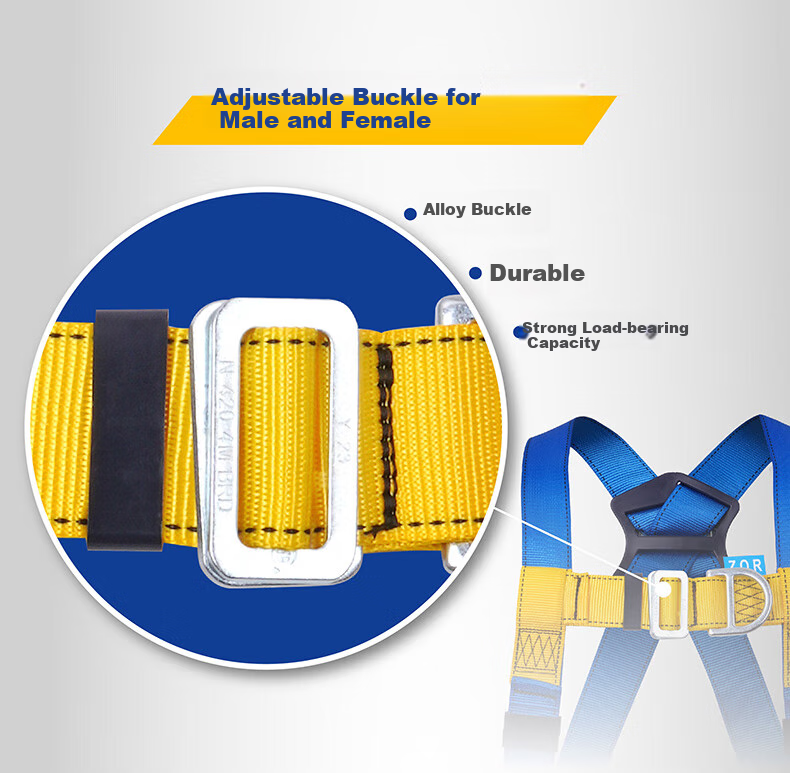 3M Safety Rope, National Standard High-Altitude Work Rope, Construction Escape Rescue Fall Prevention Double Hook Safety Rope 1390439, Single Safety Rope One Piece 7