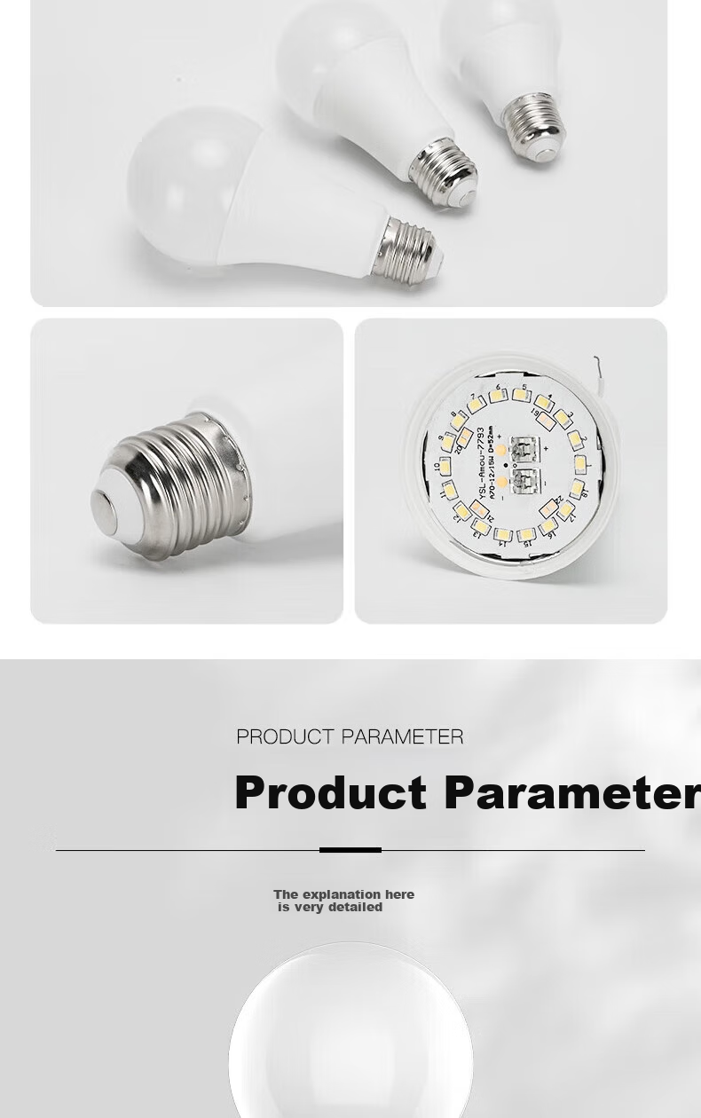 FSL LED Bulb [Full Spectrum] Super Bright Energy-Saving RG0 Blue Light Protection High CRI Ra97 E27 Screw Base 12W White Light (6500K) Mukguang Series 9