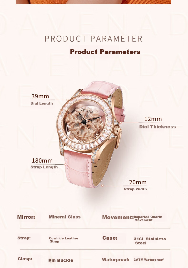 Davena Fortune Snowflake Goddess Women's Luxury Watch Birthday Gift for Girlfriend 4