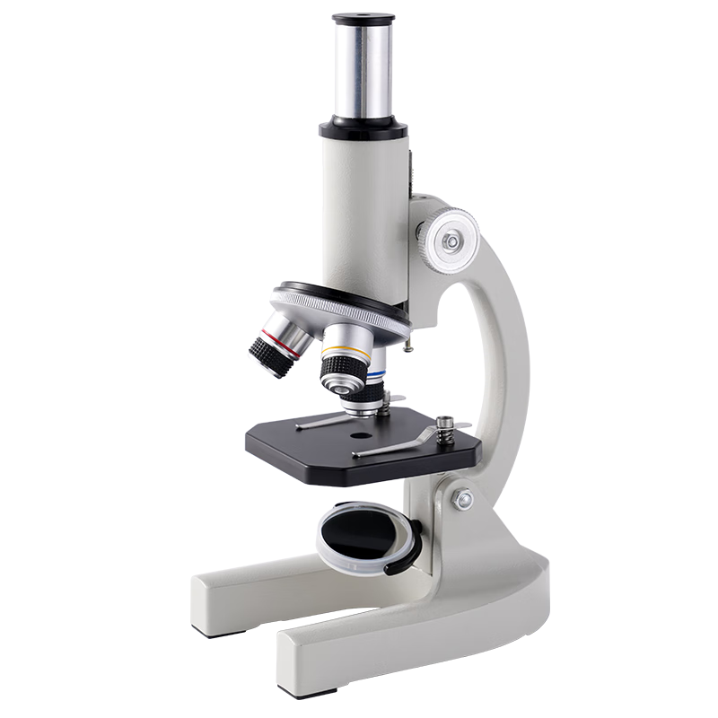 Deli 40000X Biological Optical Microscope Junior High Science Experiment Textbook Synchronized Desktop Professional Edition Cell Observation Handheld High-Power Mobile Portable Bacteria Gift for Middl