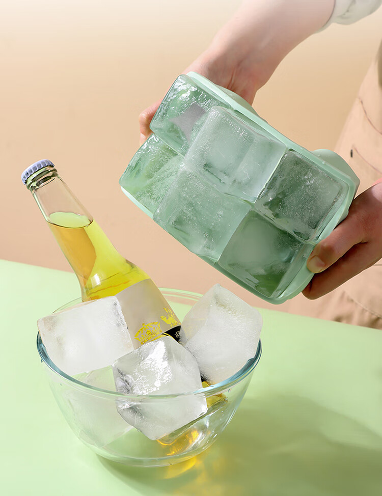 Baijie Food-Grade Ice Cube Mold Whiskey Ice Ball Large Ice Sphere Tray Ice Maker Box 3