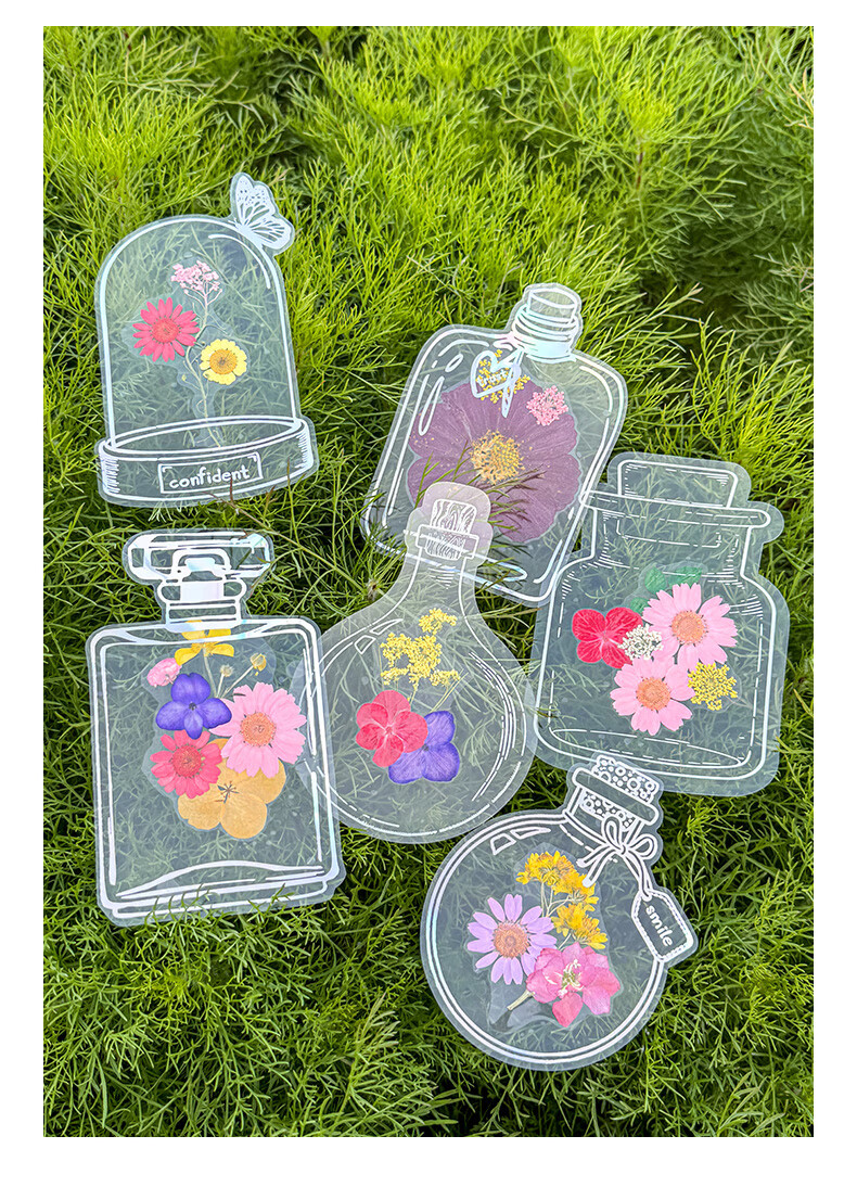 TIANSE Dried Flower Bookmark Pressed Flower Craft Kit Creative Handmade Graduation Souvenir Gift for Boys and Girls Plant Specimen Tassel Material Pack Multicolor 10 Pieces TS-6138 8