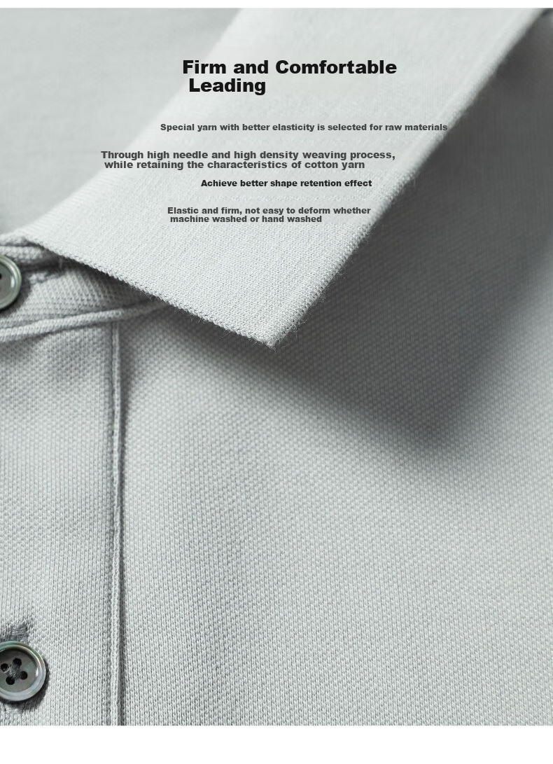 Wendao [Wendao Han Wuxian Technology] Casual Versatile Polo Shirt, Light Water Green, 3XL 3