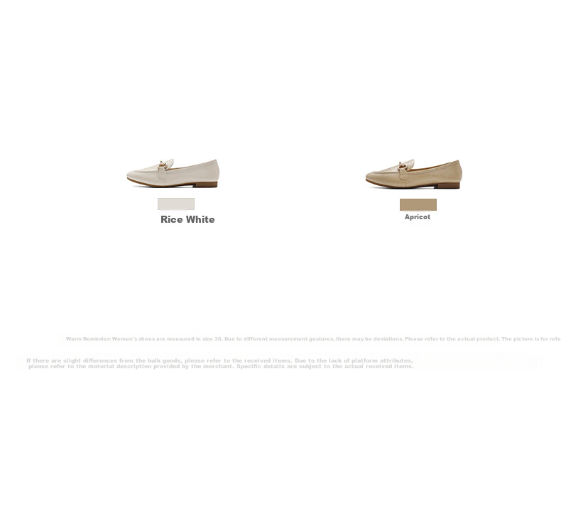 Belle Sheepskin English Style Loafers, Flat Heel Peas Shoes for Women, Spring And Summer Small Leather Shoes, Retro Flats A7H1D, Beige, Size 34 2