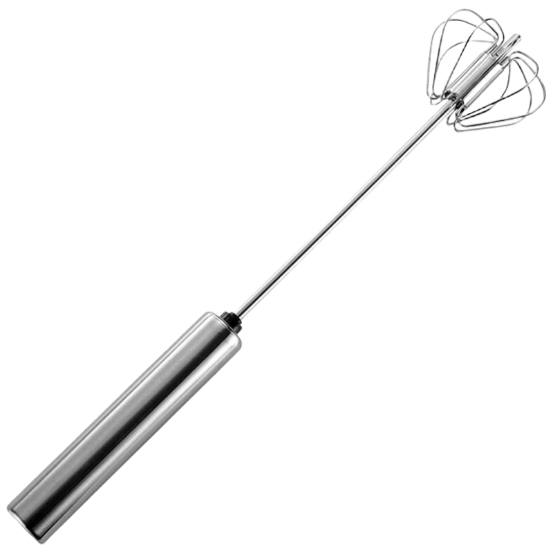 Baoshi Manual And Semi-Automatic Egg Beater, Baby Food Preparation Tool, Whisk, Stainless Steel Cream Mixer for Infants