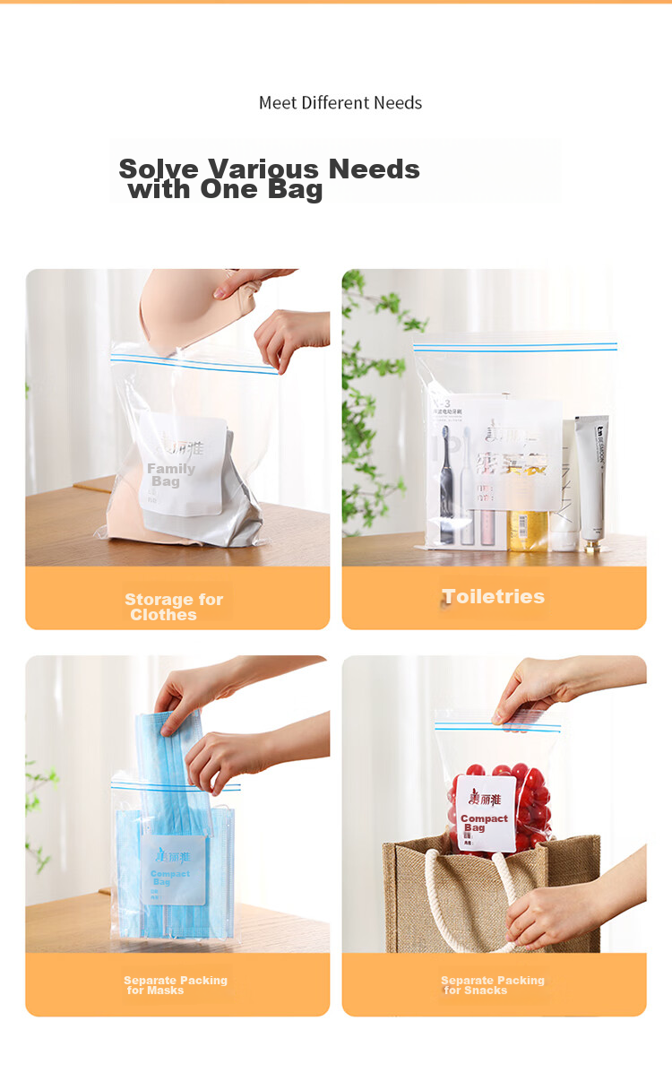 MARYYA Large Standing Sealed Bags, 20 Pieces, Thickened Food-Grade Fresh-Keeping Zipper Lock Self-Sealing Bags for Refrigerator And Kitche 10