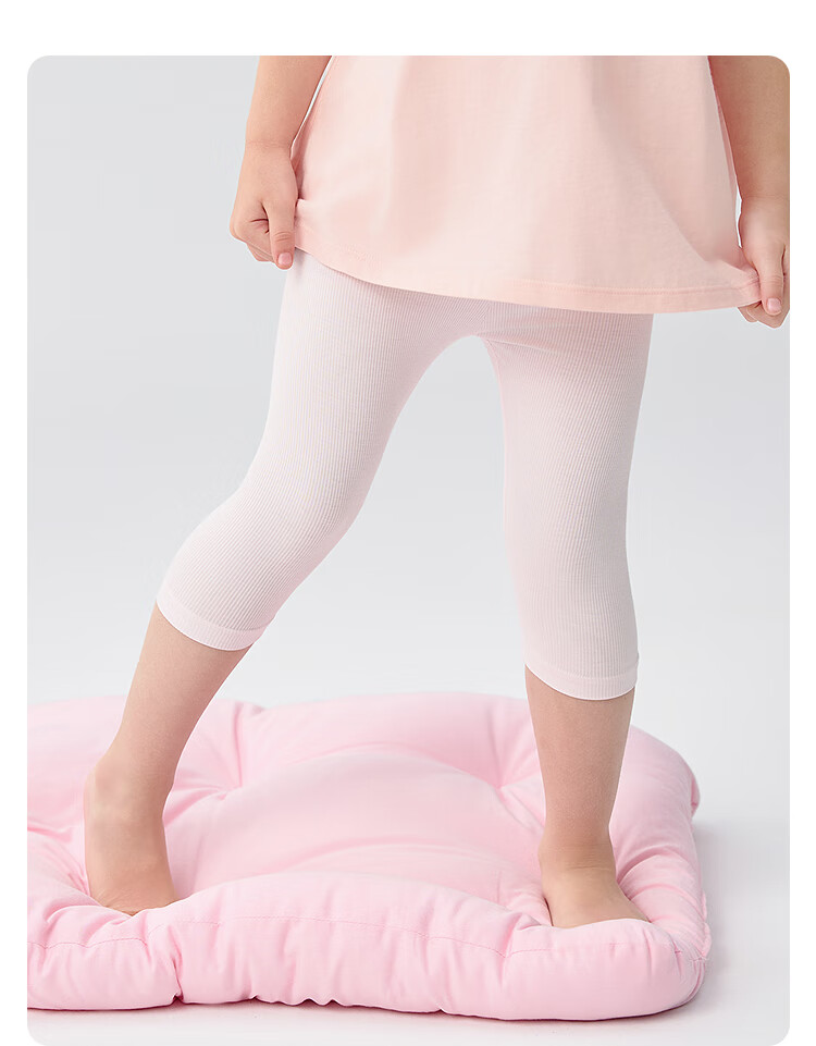 BALABALA Girls' Leggings, Children's Pants, Three-Quarter Shorts, Toddler Pants, Moisture-Wicking, Breathable, Skin-Friendly, 208225170001 7