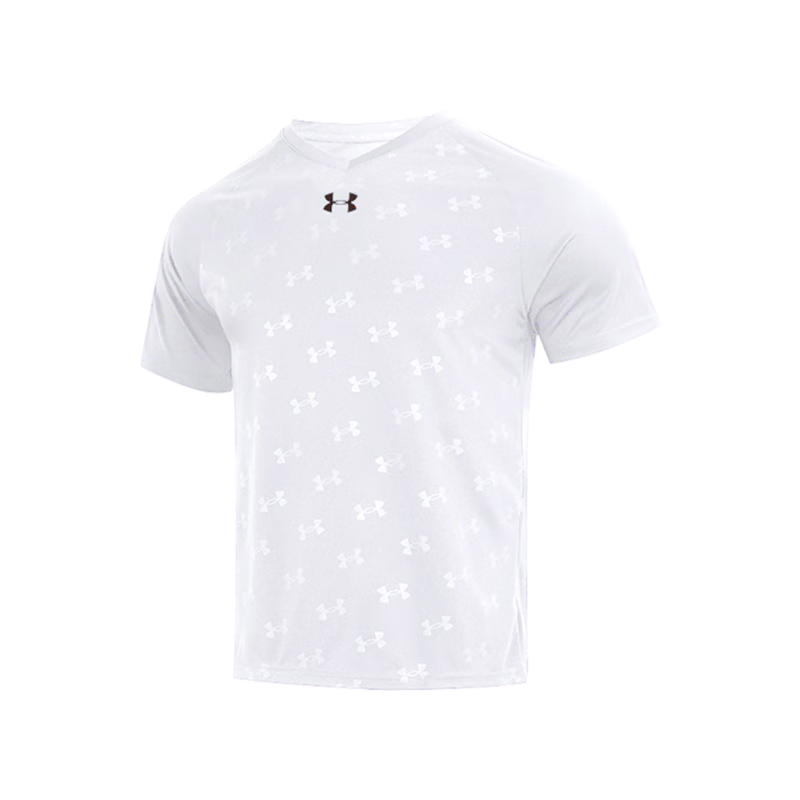 Under Armour Quick-Dry Short-Sleeve T-Shirt for Men, Summer Full-Print New Loose-Fit Sports Training Basketball Running Fitness Wear
