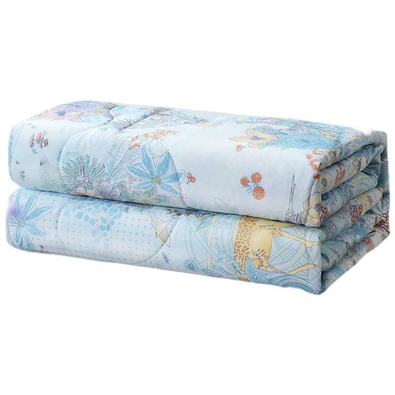 Bravo Fuanna Product Linjian Seven-Hole Fiber Quilt, Antibacterial Air Conditioning Quilt, Summer Cool Quilt, 2 Jin, 152*210cm