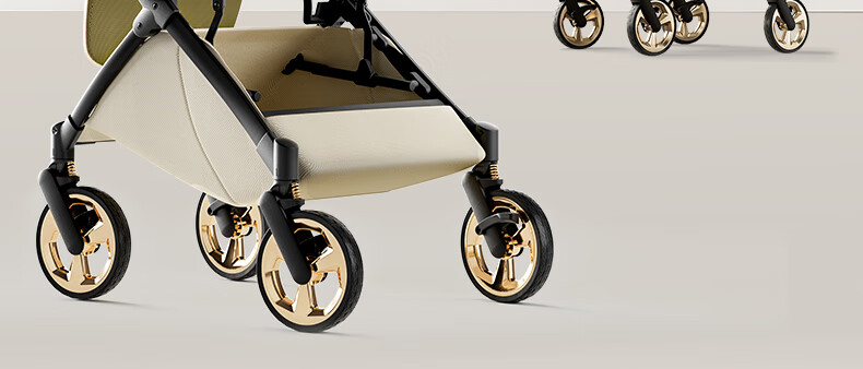 Dear Mom, Stroller with Reversible Seats for Sitting And Lying Down, Lightweight, High Landscape Design, Large Cabin, Airplane-Friendly Umbrella Stroller 6