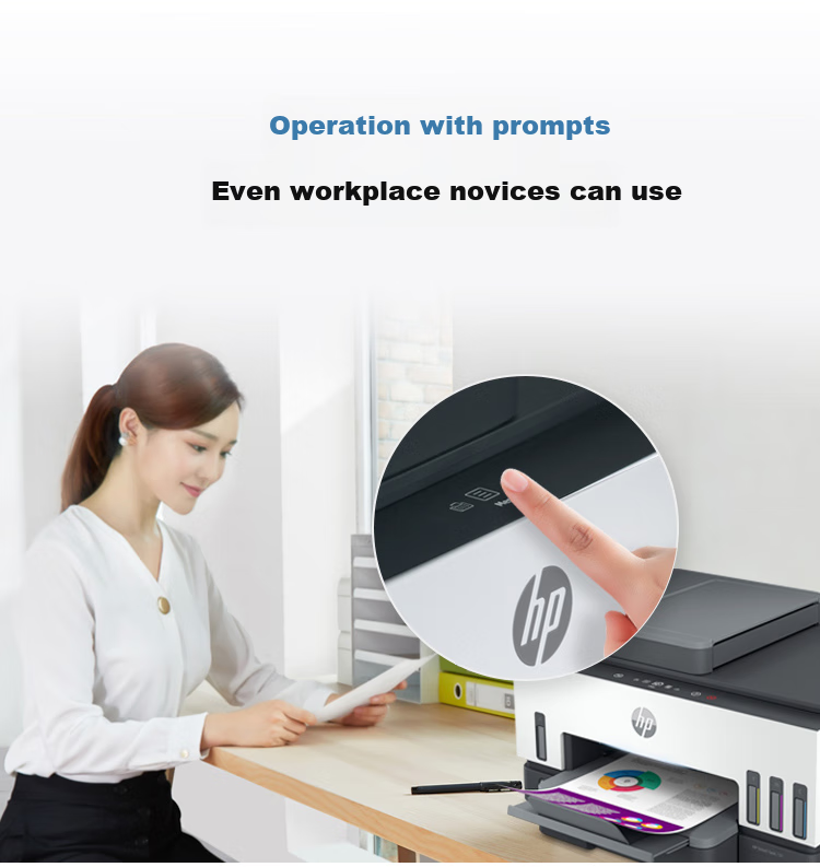 HP 798 Duplex Wireless Print Server Home All-In Color Printer Copier Scanner Office Machine with Built-In Ink Tank, Cost Per Page 10 Cents 8