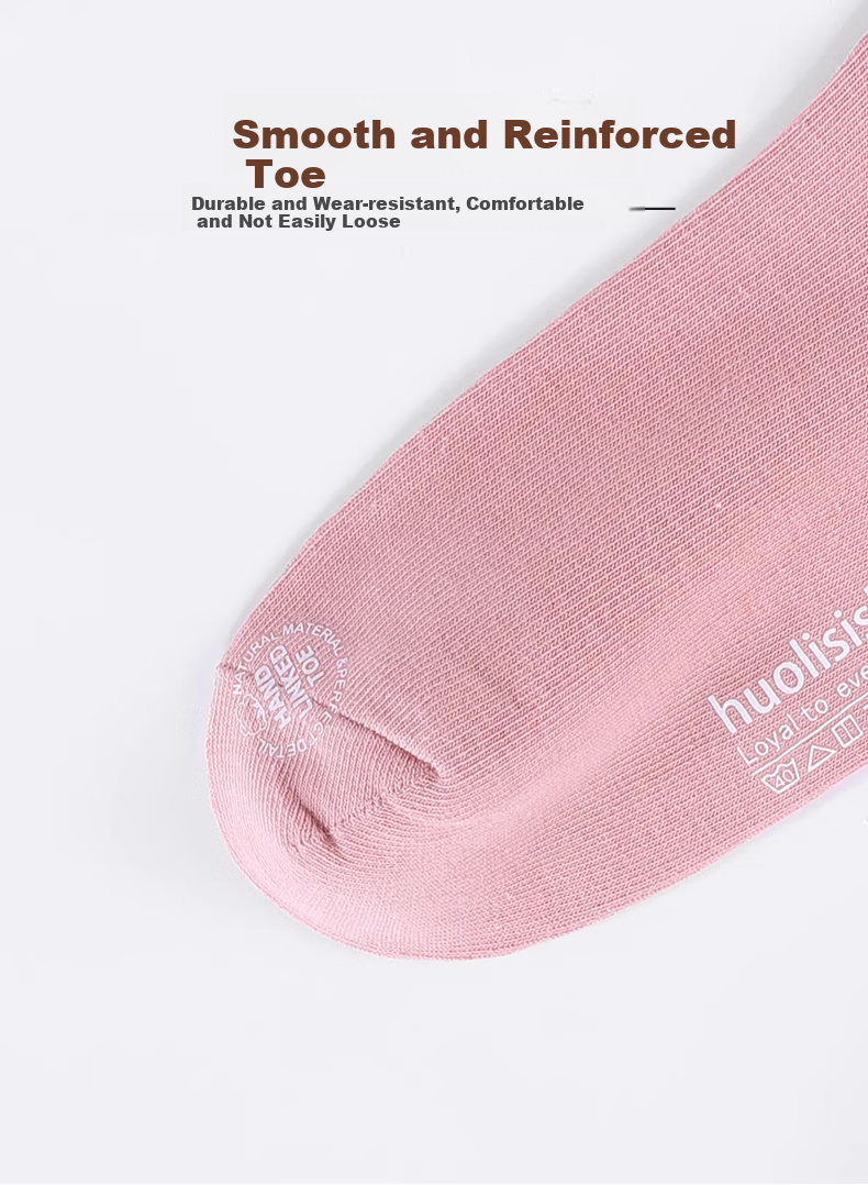 Hzasz Children's Socks Spring And Autumn Pure Cotton Seamless Girls' Kids' Baby Sweat-Absorbing Odor-Resistant Sports Mid-Calf Trendy Socks for Teenagers 6