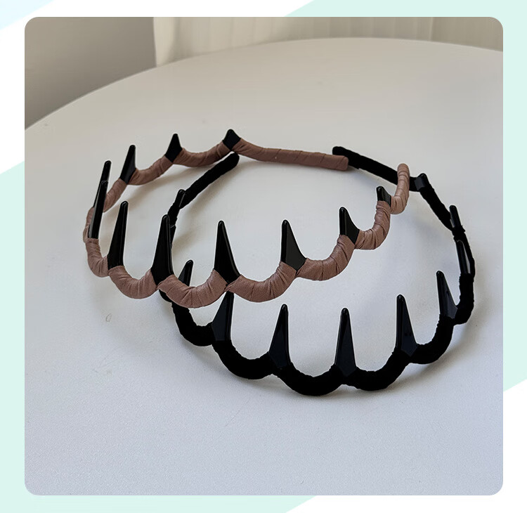 CHIMERA 2 Pieces Non-Slip Bangs Hair Clip, High Crown Headband, Hair Accessory, Women's Hair Ornament, Mid-Autumn Festival Gift 6