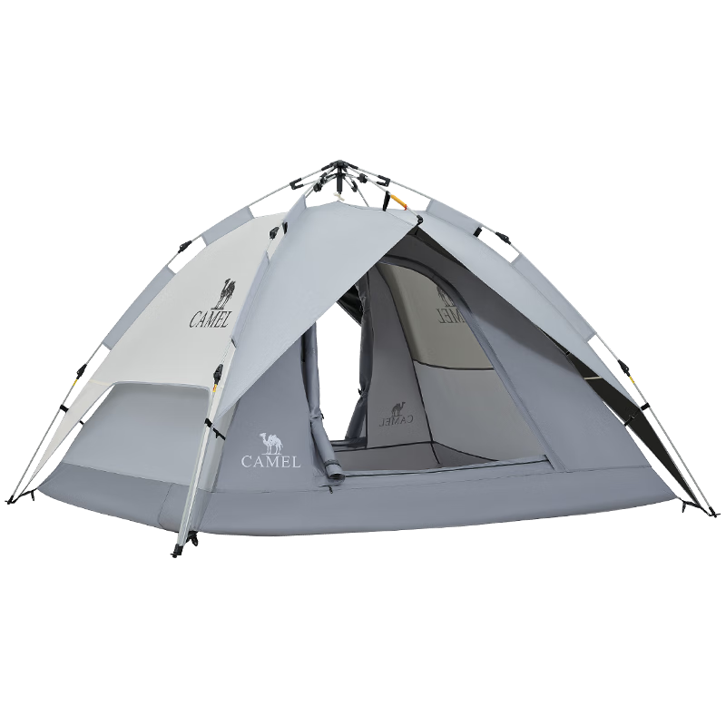 CAMEL Outdoor Titanium Black Gel Tent, Portable Sun Protection, Foldable, for Park Picnics, Camping, Overnight Stays, And Home Use