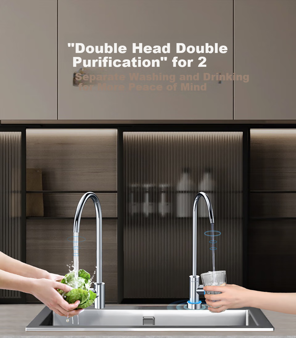 Joyoung Direct Drinking Water Purifier, 1300G Flow Rate, Dual Water Output, RO Reverse Osmosis Under-Sink System, 6-Year Long-Lasting RO Membrane Water Purification Machine R509 4