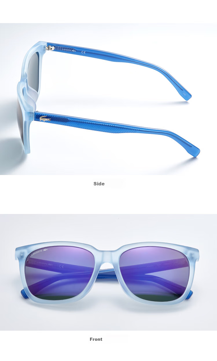 LACOSTE Unisex Stylish Polarized Sunglasses for Men And Women, Suitable for Cycling, Outdoor Activities, Commuting, And Driving 1