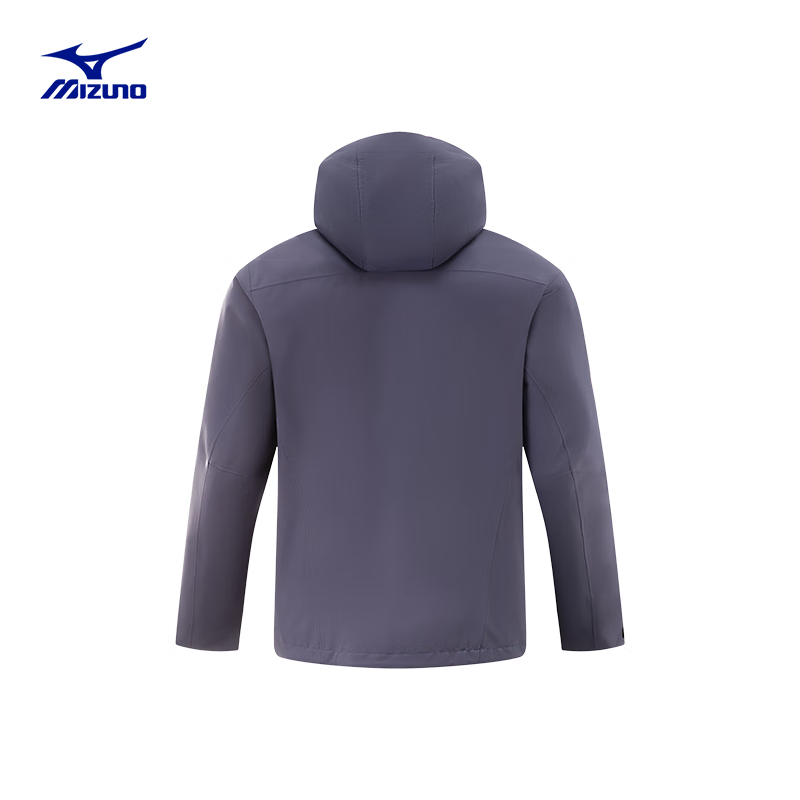 Mizuno ESSENTIAL Series, 2025 New Model, Unisex Windproof And Water-Resistant Hooded Soft Shell Woven Jacket
