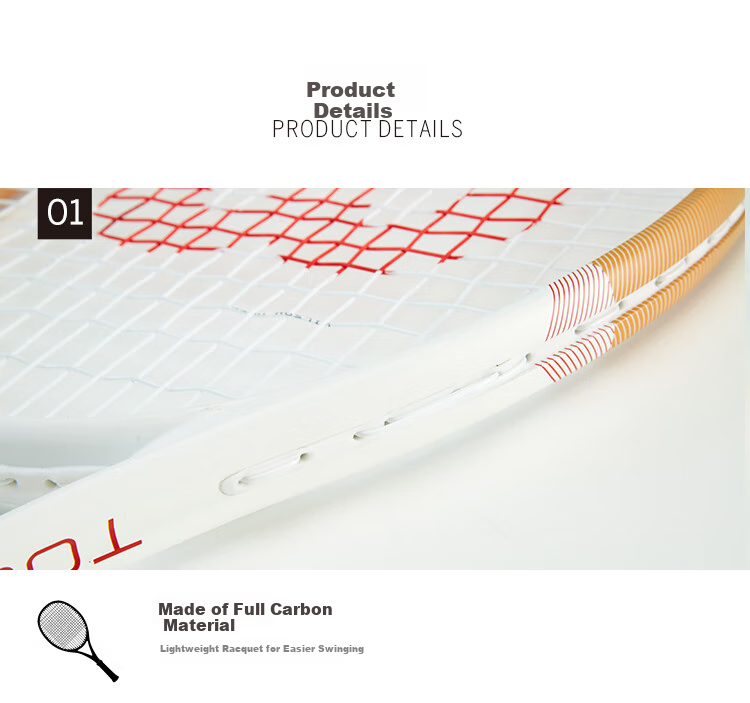 Wilson Tour One Retro Racket, Shock-Absorbing, Lightweight, Large Face, Full Carbon Fiber Integrated Tennis Racket, WR106510U2 2