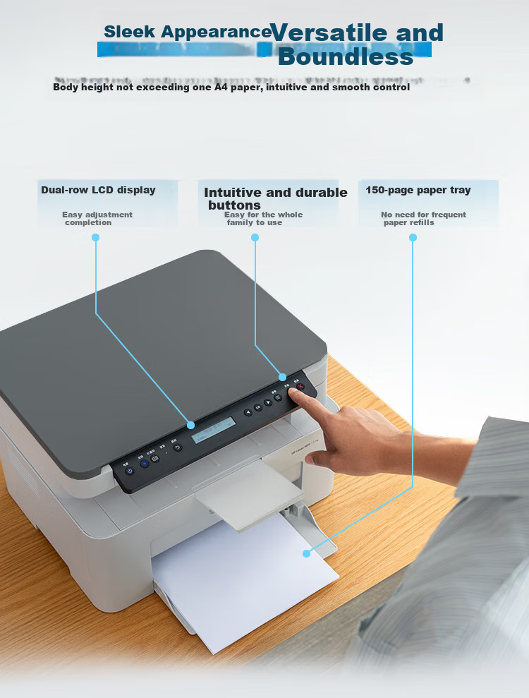 HP 116w Laser Wireless Printer, Multifunction Home Office Printer, Wireless Printing, Copier Scanner All-In Black And White (1136w Refreshed Version) 10