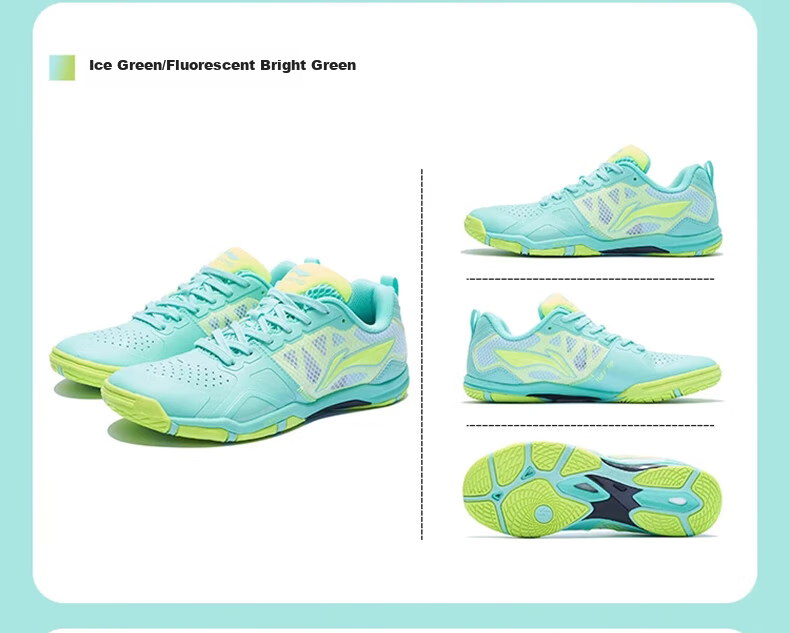Li-Ning Table Tennis Shoes, Unisex Eagle Eye 2.0 PRO, Shock-Absorbing, Non-Slip, Breathable, Wear-Resistant, for Competition And Training, Sports Shoes, Size 38 9