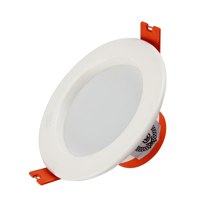 Foshan Lighting (FSL) LED Downlight, Recessed Ceiling Light for Hallway And Entrance, Aluminum Material, Full White, 3.5 Inch, 7W, Cut-Out 100-110mm, Warm Light