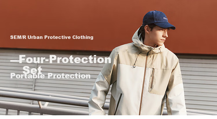 Semir Urban Protective Clothing | Geography Series Jia Rong Series Jacket for Men, Spring Loose Fit, Couples Style 101125108202 1