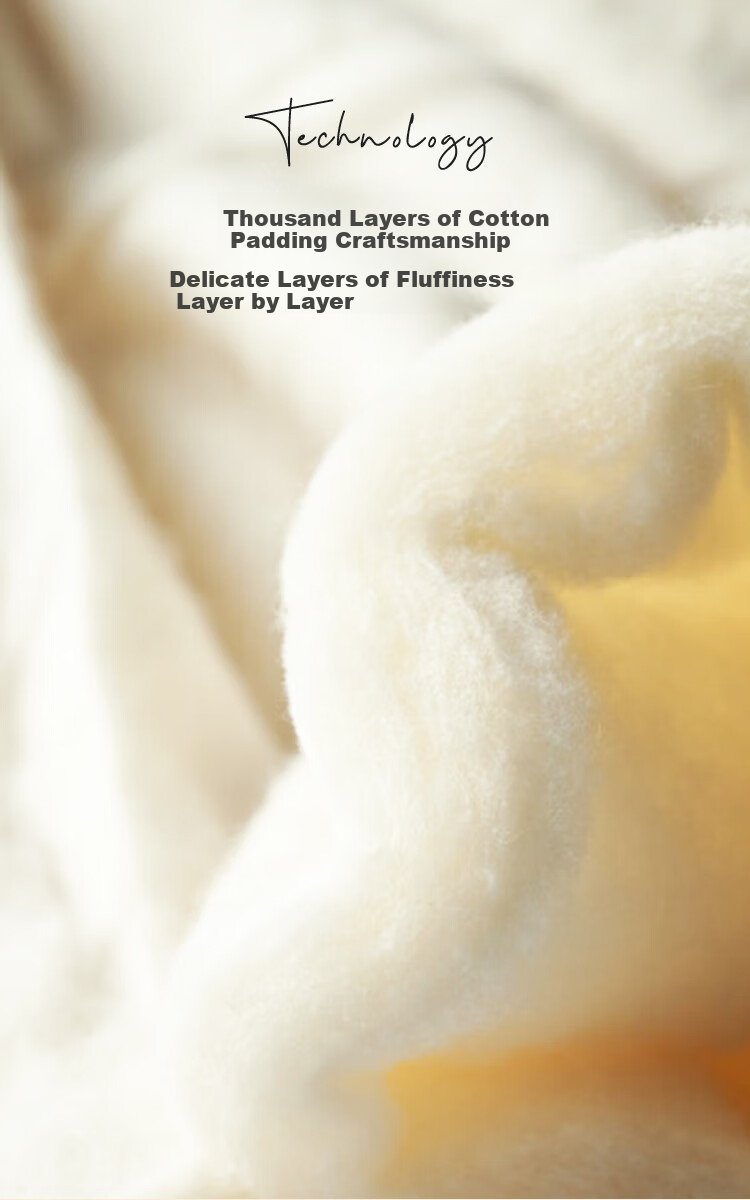 JD Original X Gujia Jiaju JK Classic, 100% Natural Xinjiang Cotton Duvet Insert, Single Winter Comforter 6 Jin, 1.5x2 Meters 5