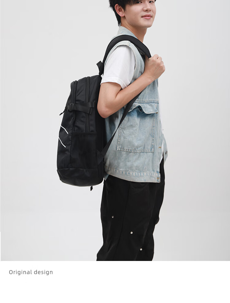 361° Outdoor Backpack for Men And Women, Lightweight Hiking Bag, Large Capacity Travel Backpack, Versatile Laptop Bag for Students, Black 4