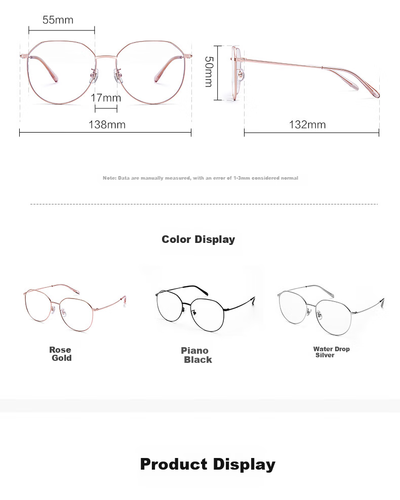 LOHO Unisex Ultra-Light Anti-Blue Light And Radiation Protection Glasses, Blue Light Blocking Non-Prescription Eye Protection, Fashionable Frame LHF006 11