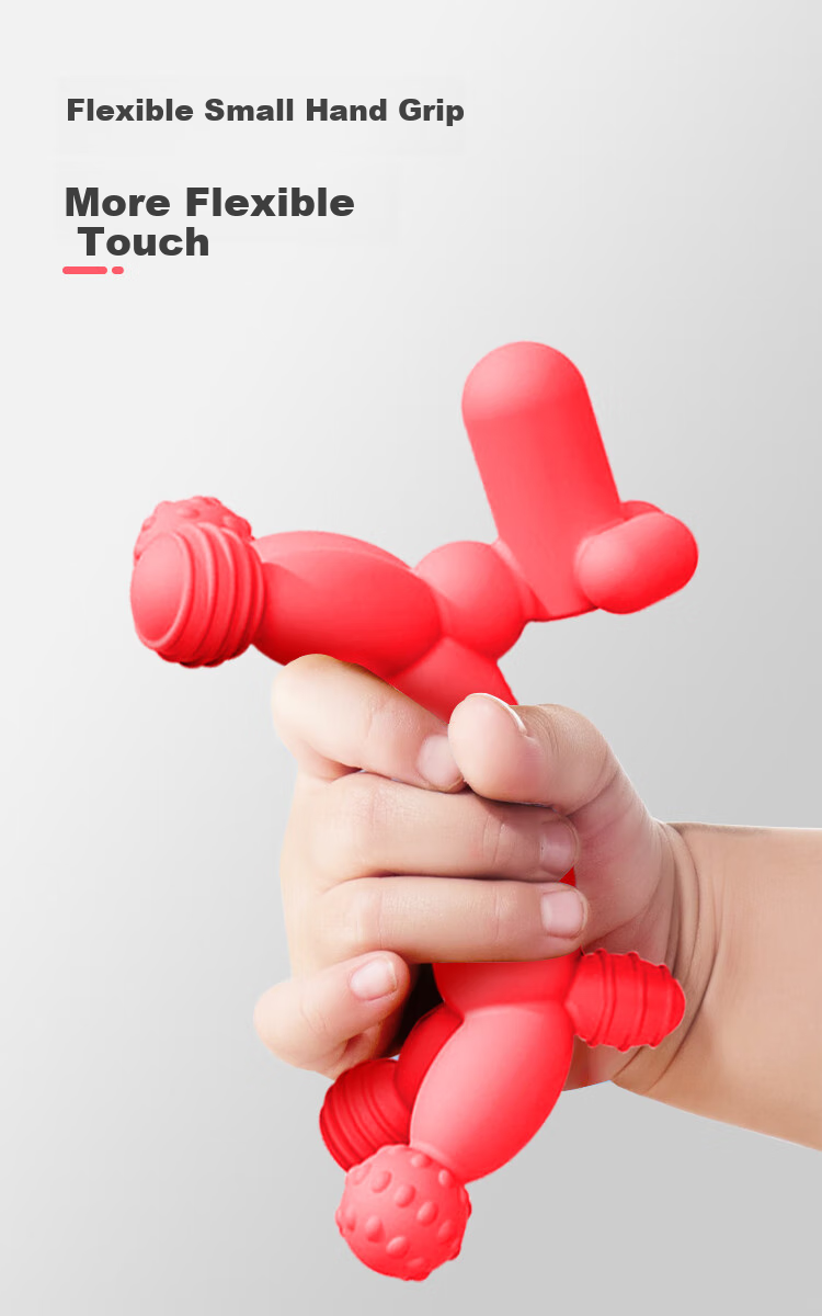 DOCTOR MA Baby Teether Mushroom-Shaped Teether Toy, Anti-Thumb Sucking Teether, Balloon Dog Desig 7