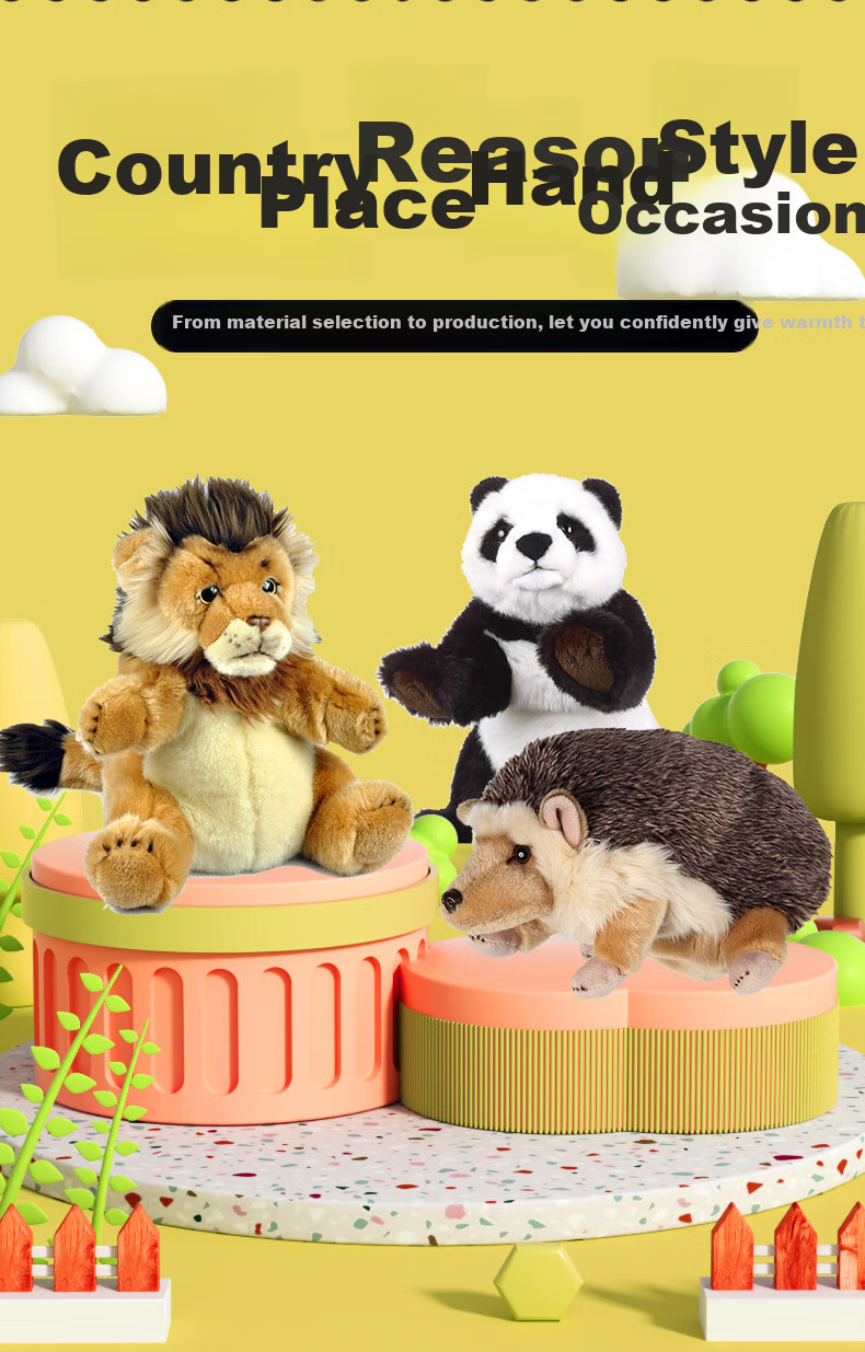 AI CAN China National Geographic Lifelike Giant Panda Plush Toy, Parent-Child Interactive Stuffed Animal, Children's Day Gift 1