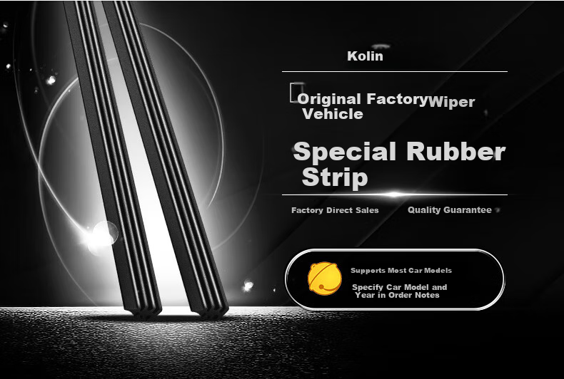 Aolin Wiper Blade Rubber Strip for Buick Envision/Enclave/New Regal [2009-2016 Models], A-Grade Rubber Strip 2