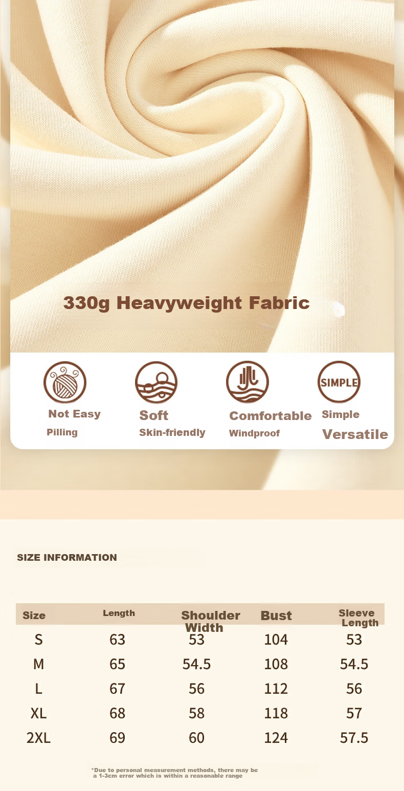 Jeanswest Women's Sweatshirt, Round Neck Pullover, Spring/summer 2026, Loose-Fitting Casual Style, Trendy Design Top, White, XL 4